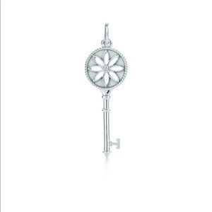 Tiffany daisy key pendant